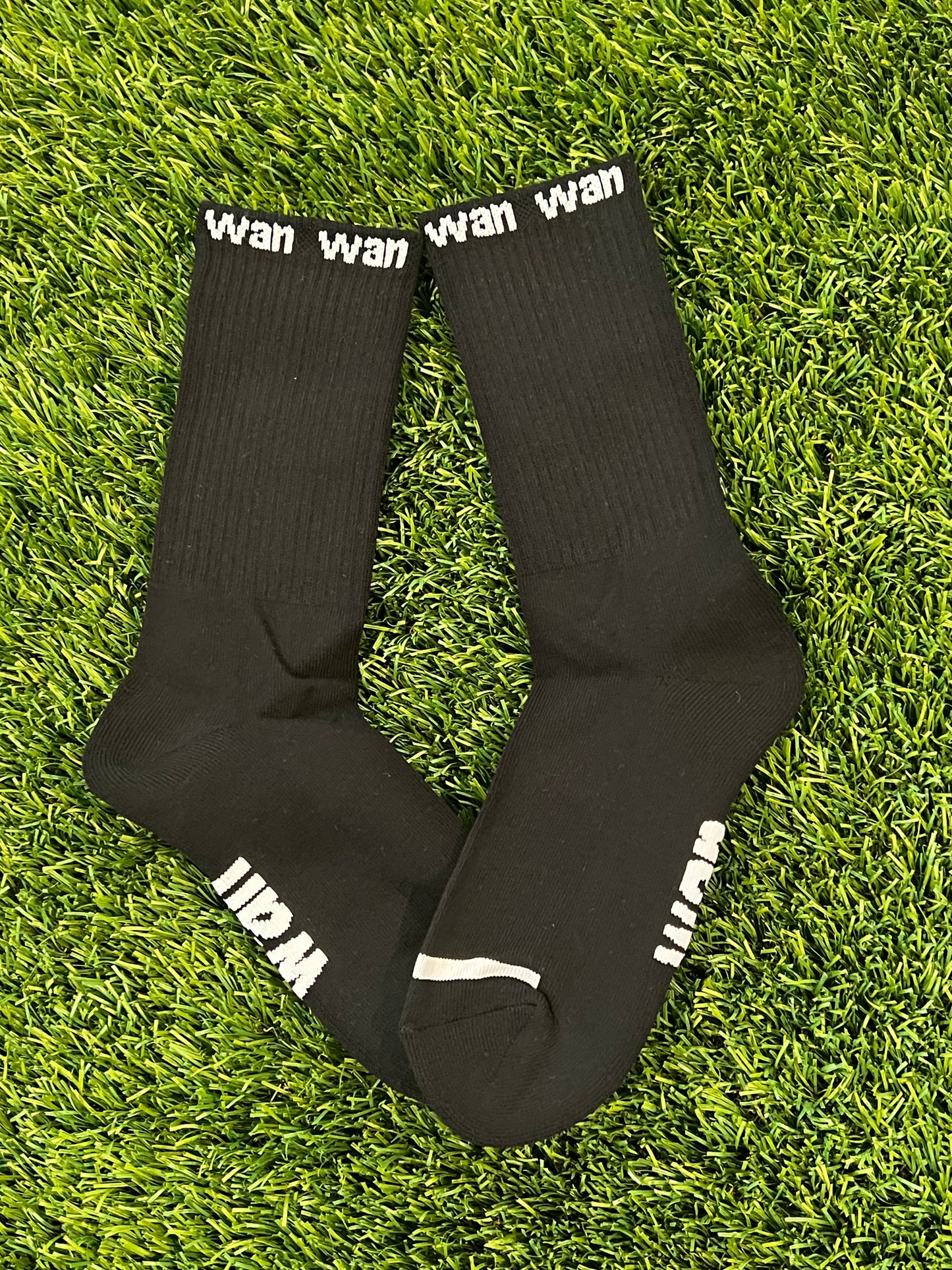 BLACK WAN CREW SOCK